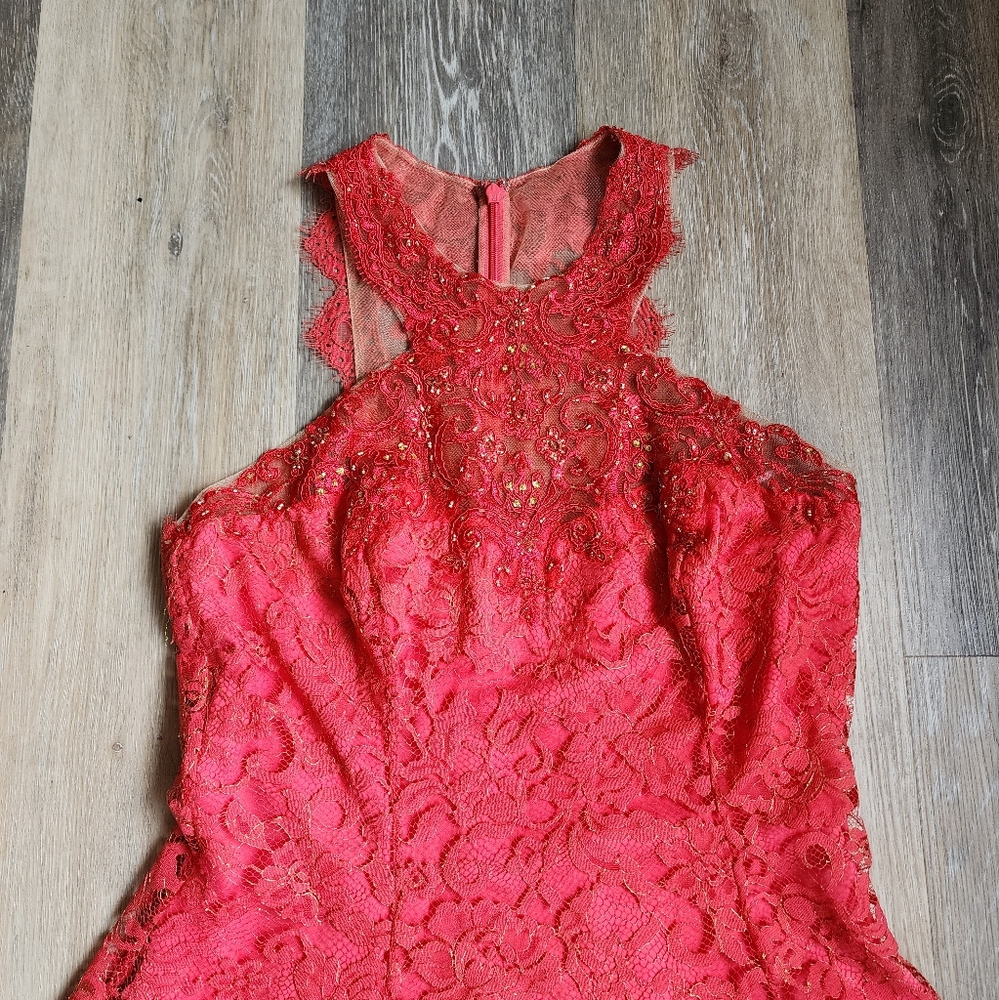 MARCHESA NOTTE LACE DRESS - Picture 6 of 16